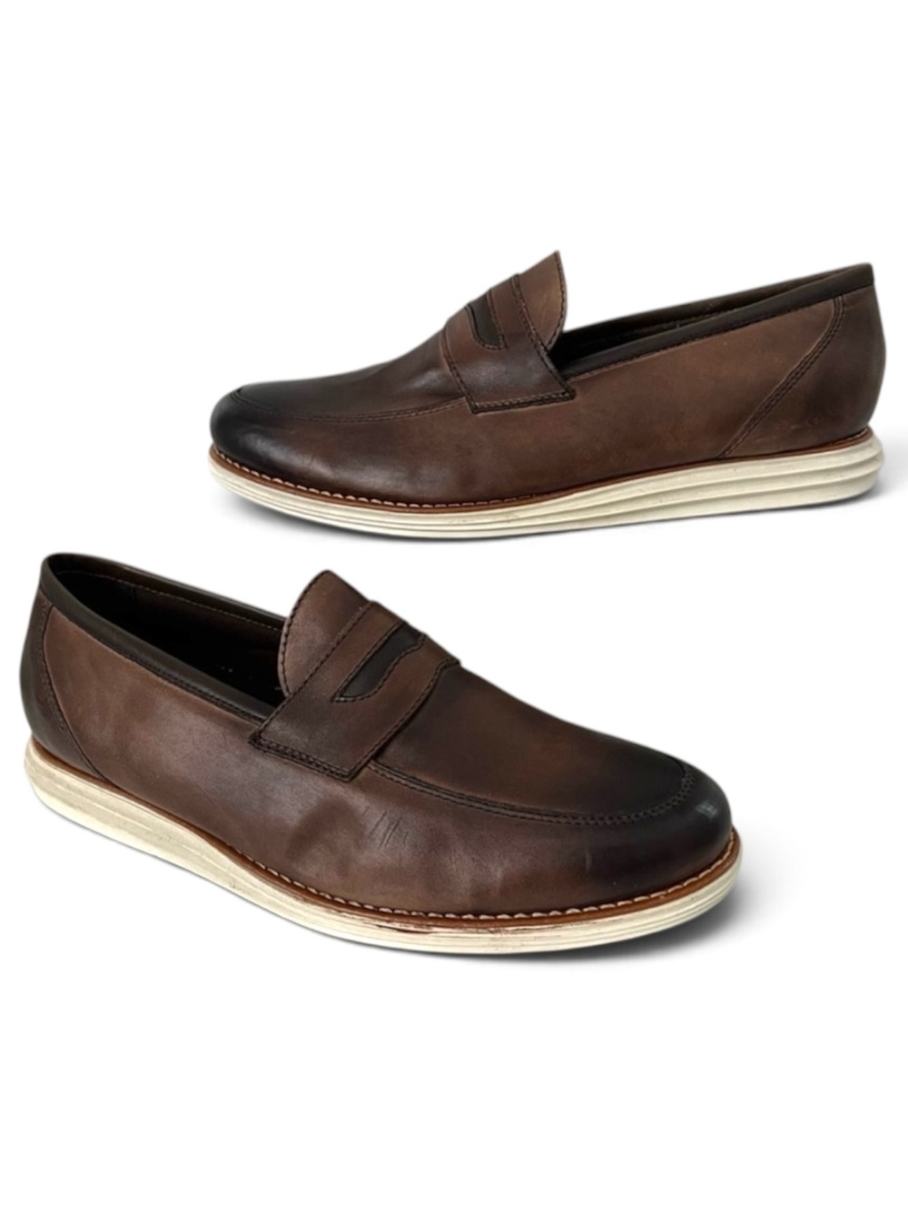 SANDRO MOSCOLONI Natal Penny Loafer In Tan